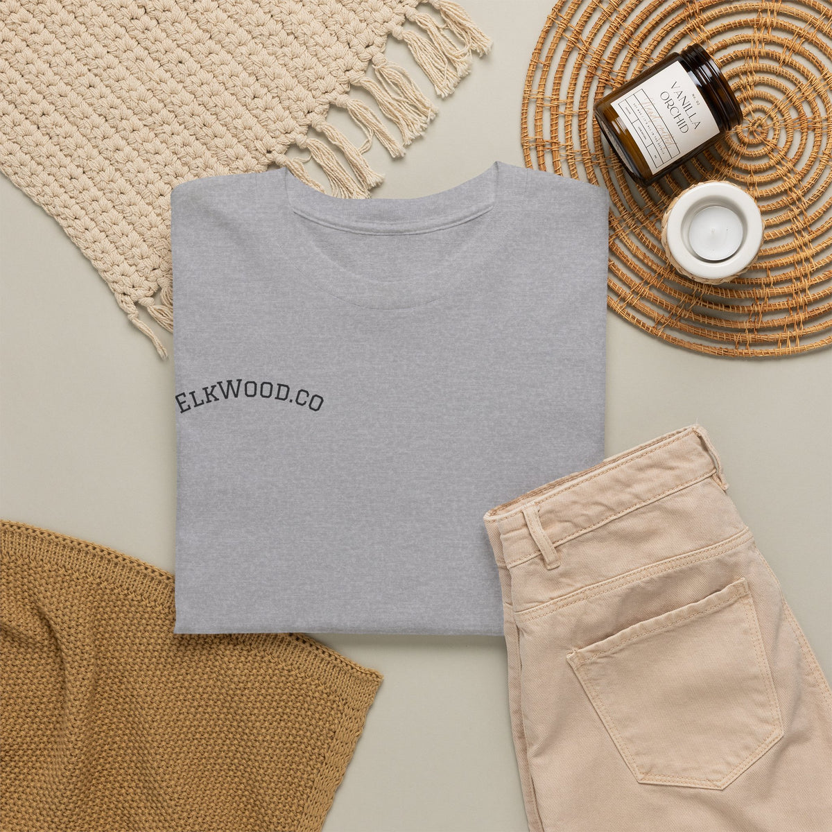 Elkwood Co. Elk Head Tee — Men's Wildlife Graphic T-Shirt
