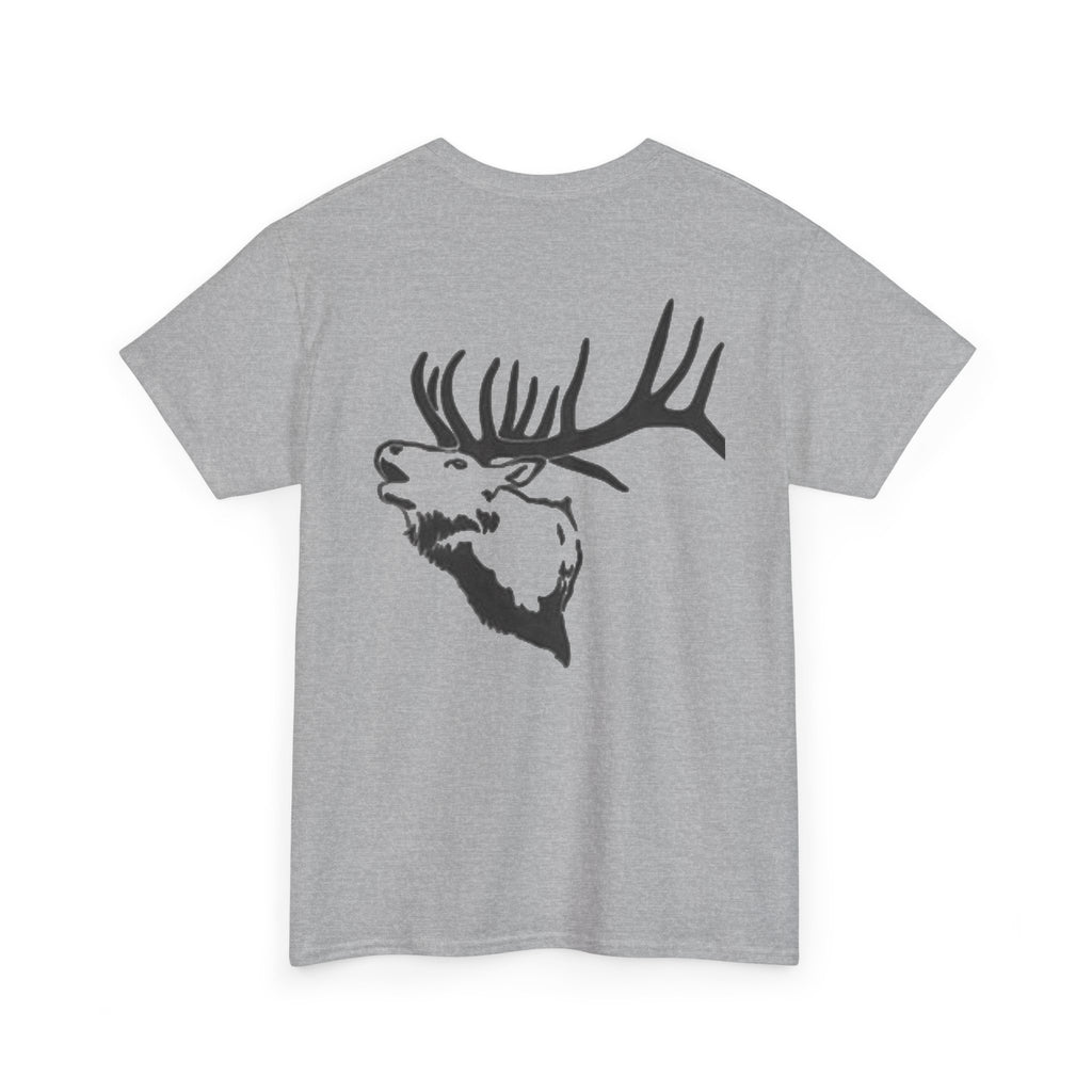 Elkwood Co. Elk Head Tee — Men's Wildlife Graphic T-Shirt