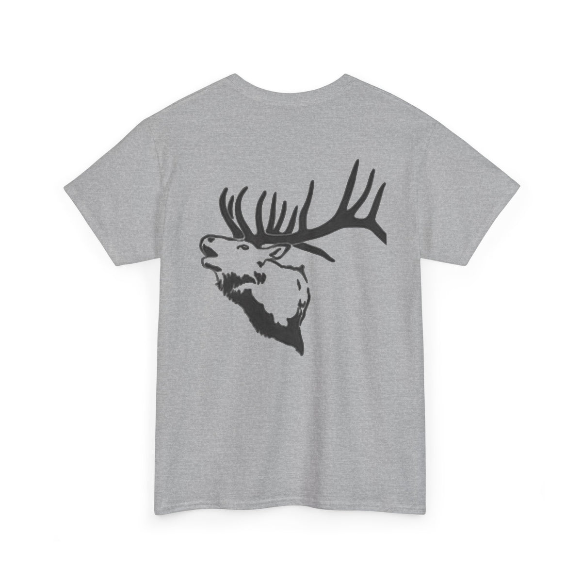 Elkwood Co. Elk Head Tee — Men's Wildlife Graphic T-Shirt