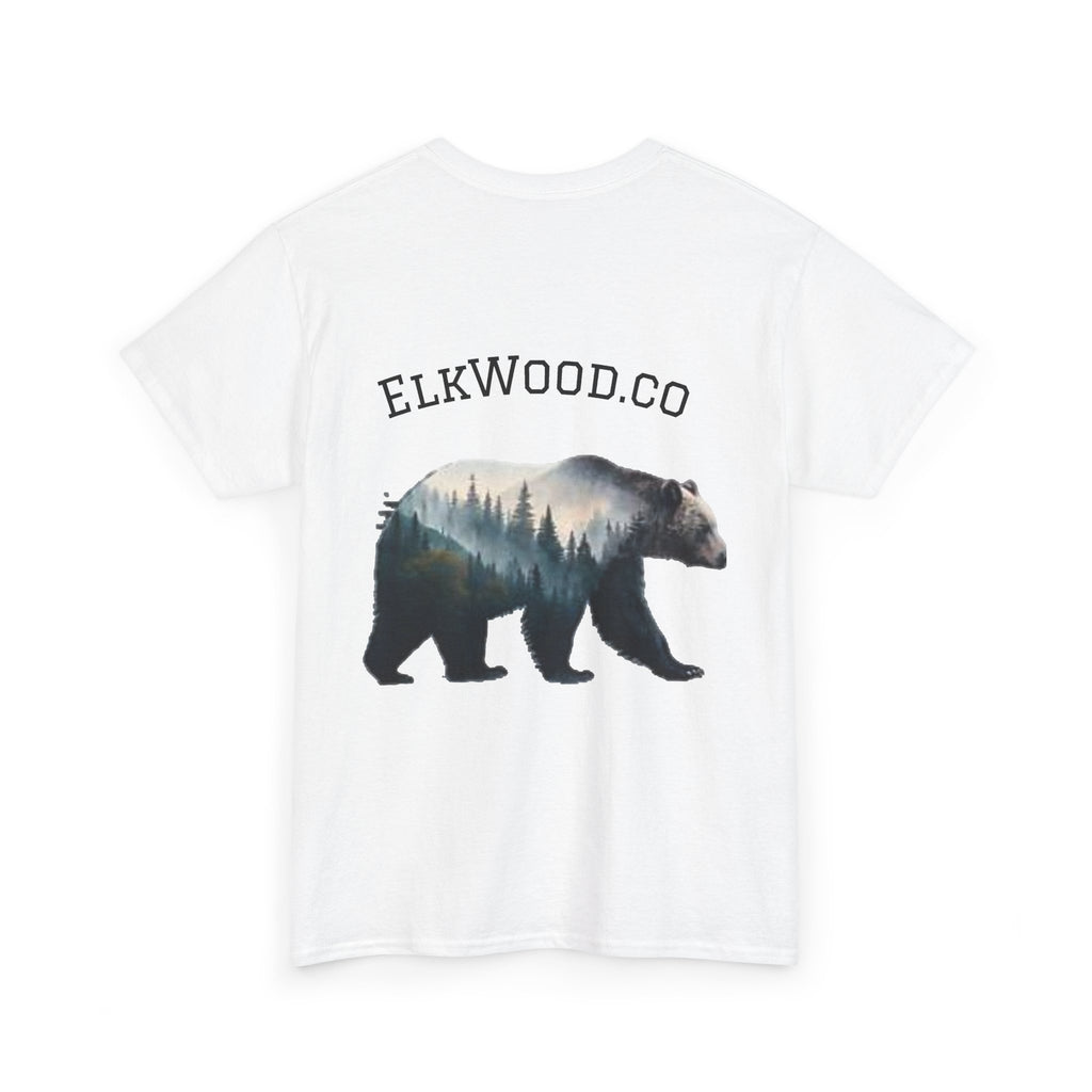 Bear Double-Exposure T-Shirt — ElkWood.co Adventure Graphic Tee