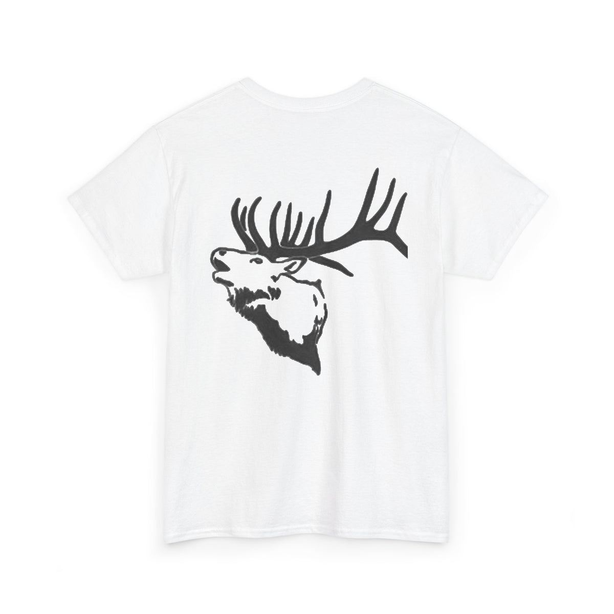 Elkwood Co. Elk Head Tee — Men's Wildlife Graphic T-Shirt