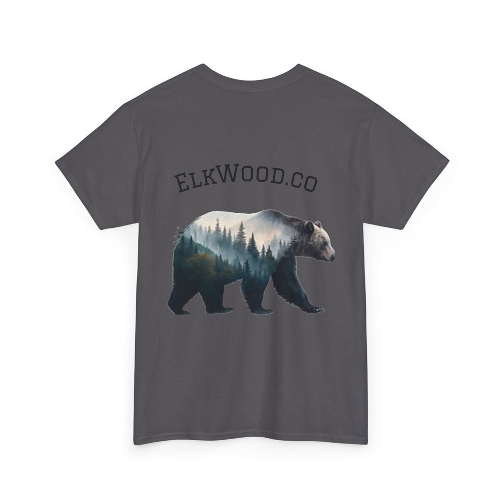 Bear Double-Exposure T-Shirt — ElkWood.co Adventure Graphic Tee