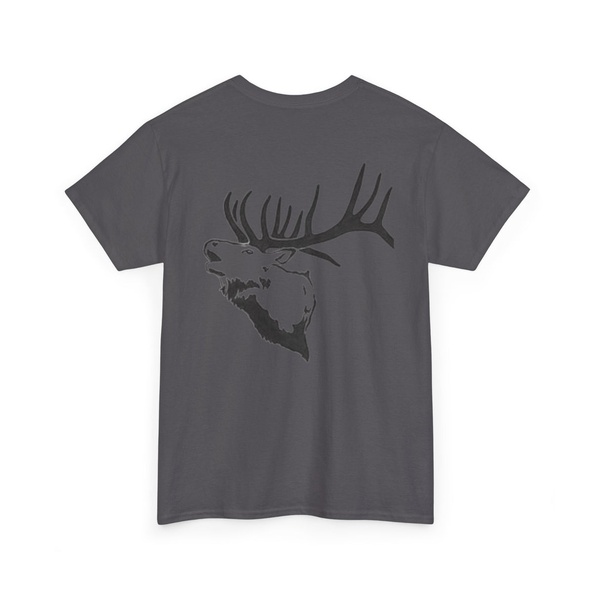 Elkwood Co. Elk Head Tee — Men's Wildlife Graphic T-Shirt