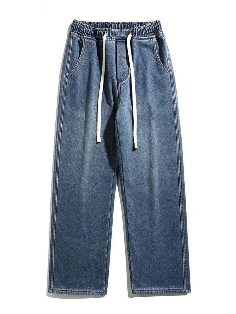 Cozy and Cool  Fleece Lined Denim Pants